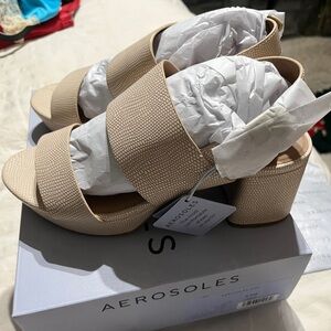 AEROSOLES Camila Heels in Stone Lizard